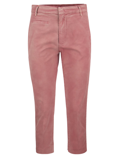 Shop Dondup Ariel - Chino Trousers In Pink