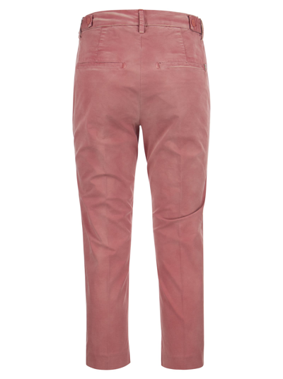 Shop Dondup Ariel - Chino Trousers In Pink