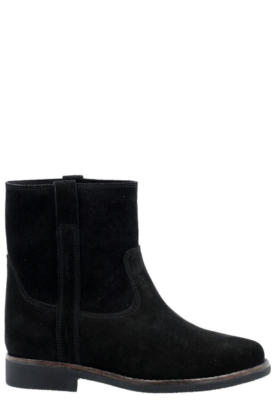 Shop Isabel Marant Susee Ankle Boots In Nero