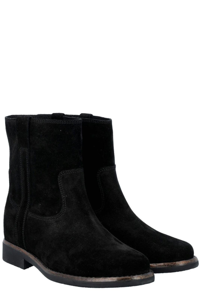 Shop Isabel Marant Susee Ankle Boots In Nero