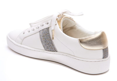 Shop Michael Michael Kors Irving Sneakers In White