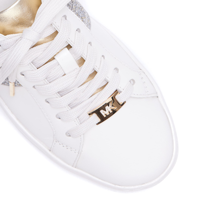 Shop Michael Michael Kors Irving Sneakers In White