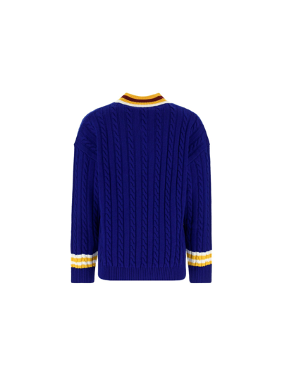 Shop Loewe Men's Blue Sweater