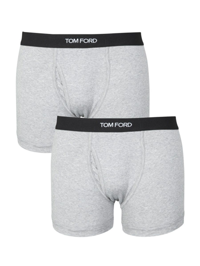 Shop Tom Ford Men's Grey Boxer