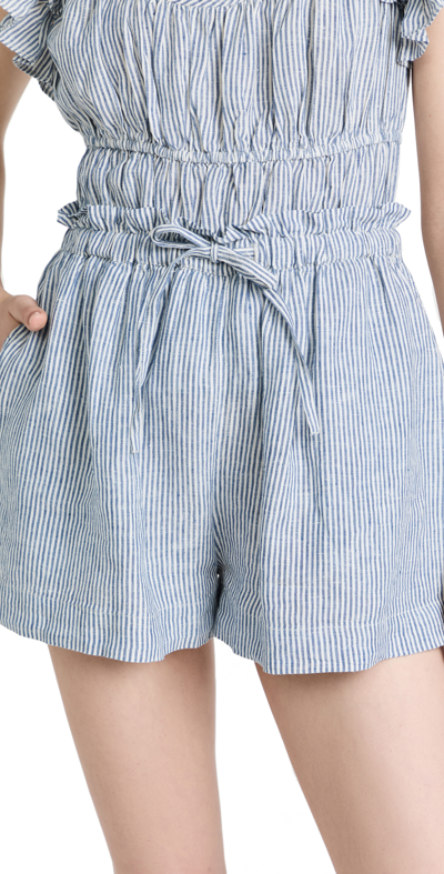 Ulla johnson asa discount striped linen shorts