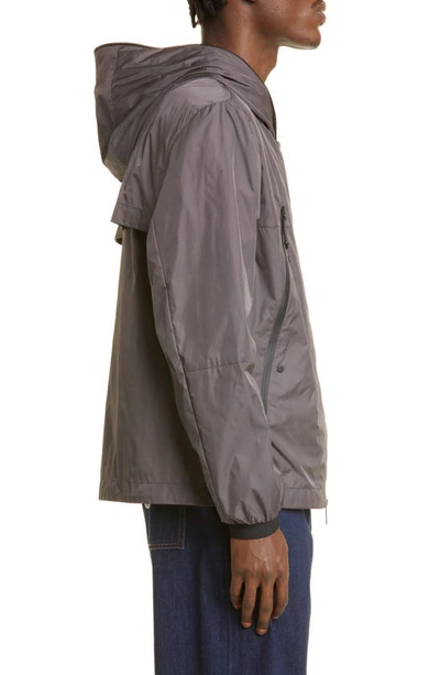 Moncler Junichi Hooded Rain Jacket In Древесный Уголь | ModeSens