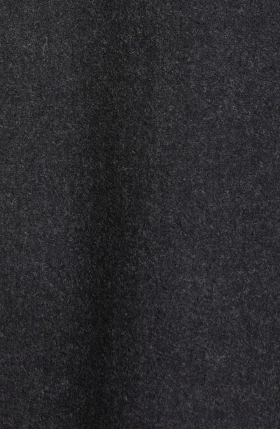 Totême Toteme Embroidered Scarf Jacket In Dark Grey Melange