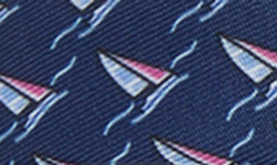 Shop Nordstrom Rack Siebel Sailboat Bow Tie In Navy