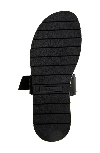 Shop Bcbgeneration Scarla Espadrille Platform Sandal In Black
