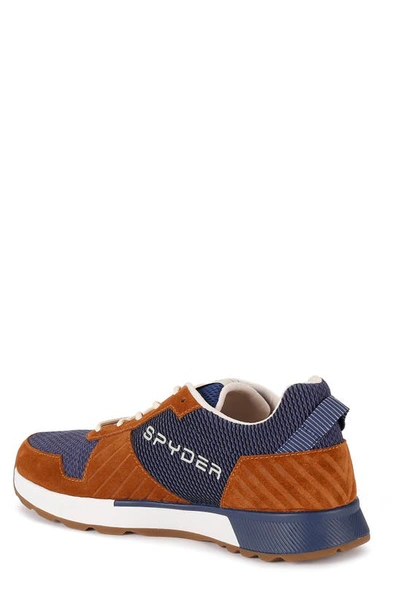 Spyder Maxwell Sneaker In Brown Spice