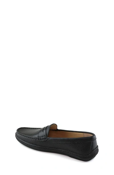 Shop Marc Joseph New York Union Street Driving Shoe In Black Grainy