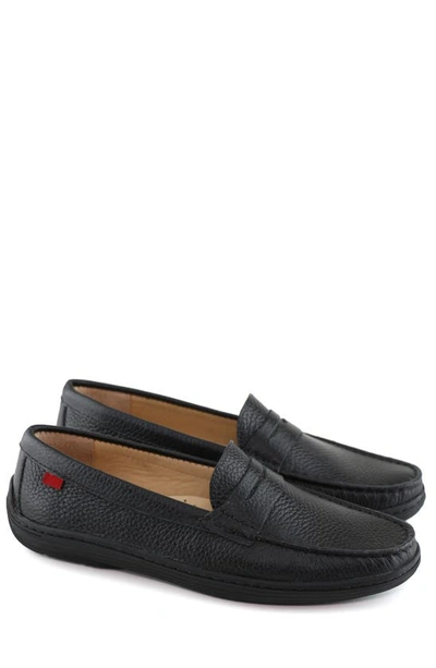 Shop Marc Joseph New York Union Street Driving Shoe In Black Grainy