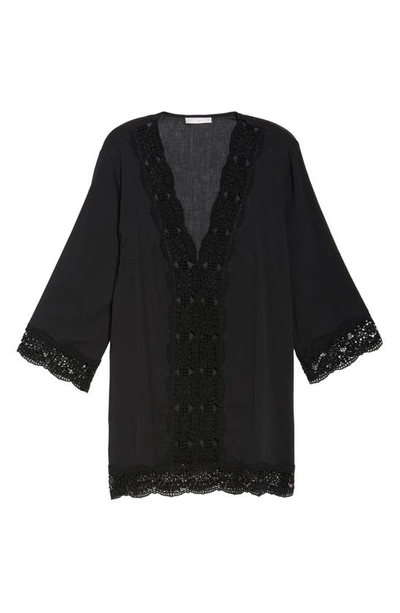 Shop La Blanca Island Fare Cover-up Tunic In Black