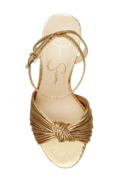 Jessica Simpson Women's Immie Platform Dress Sandals In Gold