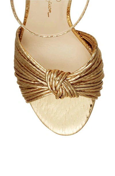 Jessica Simpson Women's Immie Platform Dress Sandals In Gold