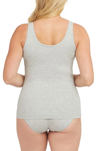 Shop Spanx Smoothing Tank In Heather Grey