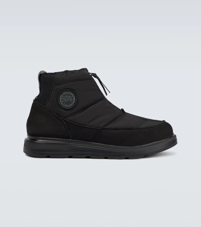 Shop Canada Goose Crofton Puffer Boots In Black