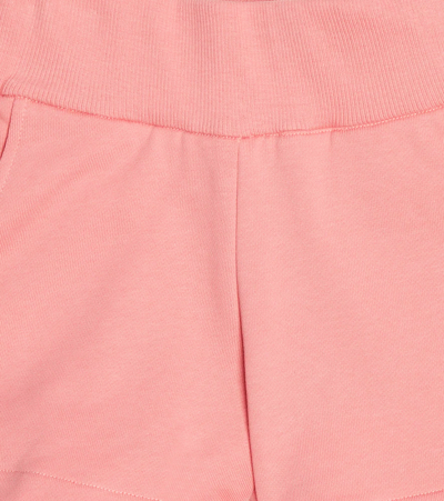 Balmain Cotton Shorts In 533-corallo