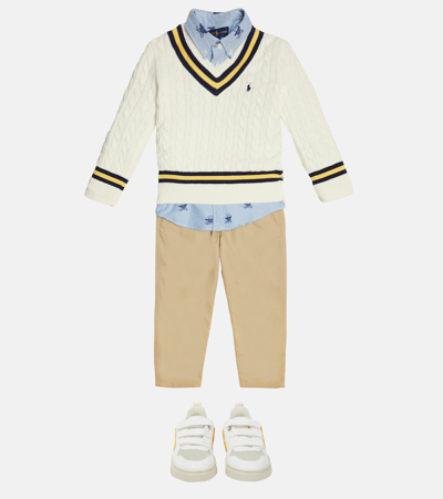 Polo Ralph Lauren Printed Cotton Shirt In Bear Print
