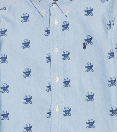 Polo Ralph Lauren Printed Cotton Shirt In Bear Print