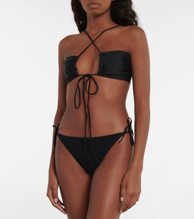 Shop Jade Swim Livi Cutout Bikini Top In Black