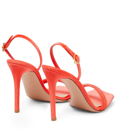 GIANVITO ROSSI BRITNEY EMBELLISHED STILETTO SANDALS 