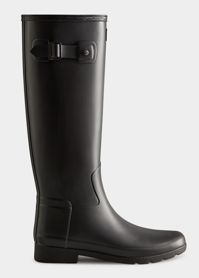 Shop Hunter Tall Rubber Riding Boots In Black