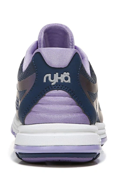 Shop Ryka Devotion Plus 2 Sneaker In Navy Blue/ Blue