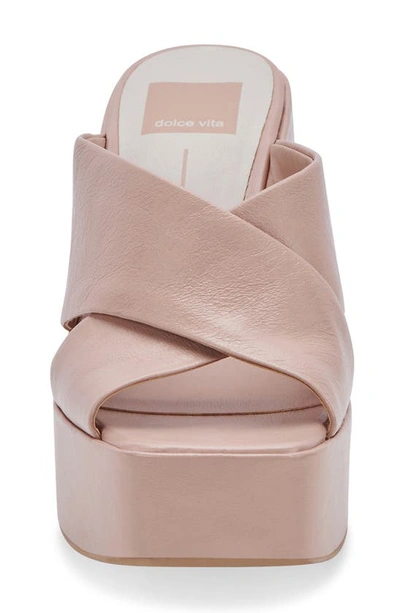 Shop Dolce Vita Wonder Platform Sandal In Blush