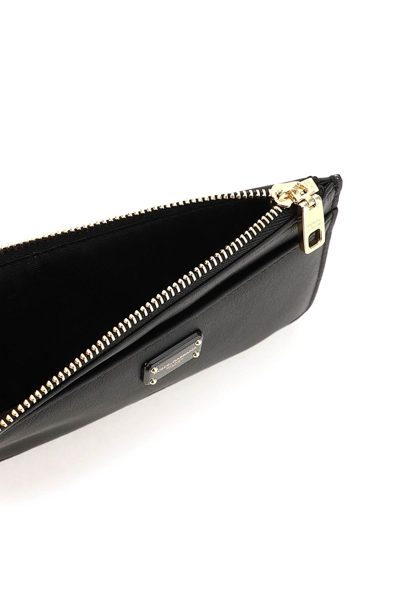 Shop Dolce & Gabbana Zipped Cardholder In Black