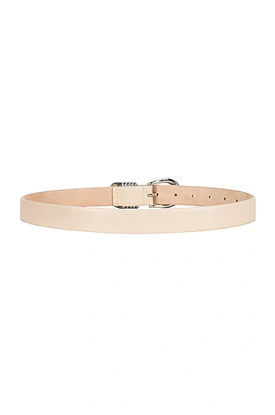 Shop Dehanche Hollyhock Belt In Ivory & Silver