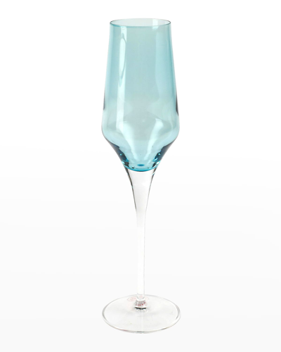 Shop Vietri Contessa Teal Champagne Glass