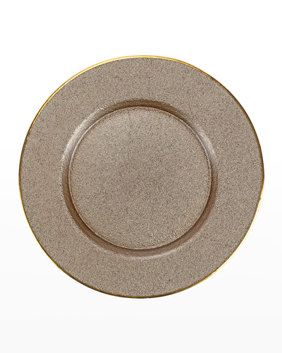 Shop Vietri Metallic Glass Fawn Service Plate