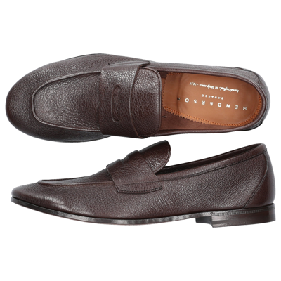 Shop Henderson Loafers 72400 In Brown