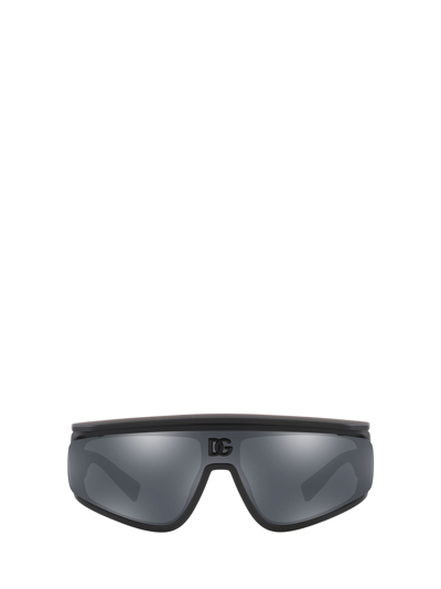 Shop Dolce & Gabbana Dg6177 Matte Black Male Sunglasses