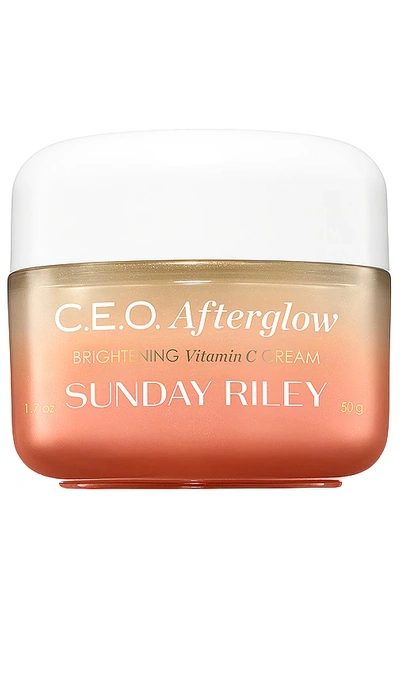 Shop Sunday Riley C.e.o. Afterglow Brightening Vitamin C Cream In Beauty: Na