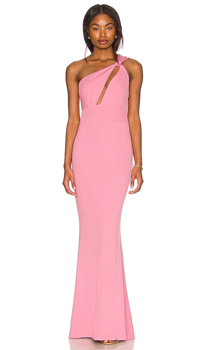 Shop Katie May Edgy Gown In Pink