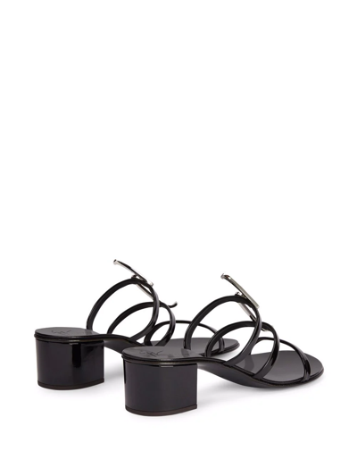 Giuseppe Zanotti Syrma G-strap Sandals In Black