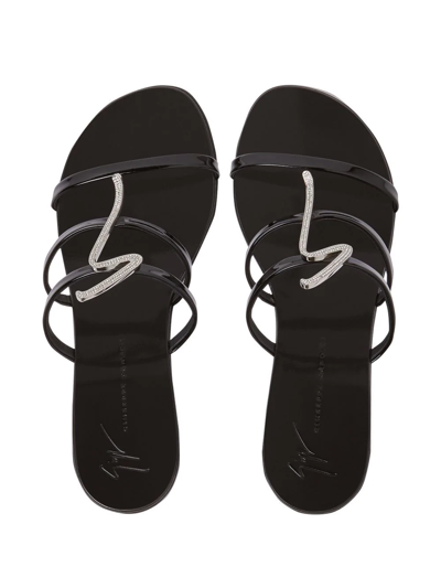 Giuseppe Zanotti Syrma G-strap Sandals In Black