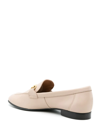 Shop Studio Chofakian Siena Leather Mocassins In Neutrals