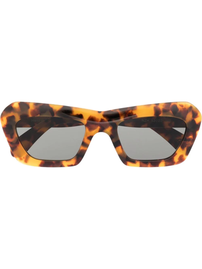 Shop Retrosuperfuture Zenya Cat-eye Tortoiseshell Sunglasses In Braun