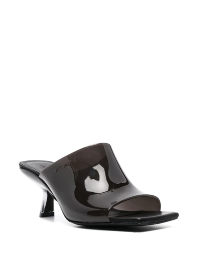 Vic Matie Shiny Slip-on 70mm Shoes In Braun