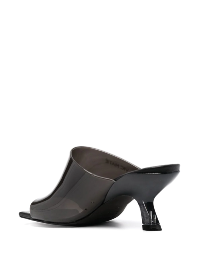 Vic Matie Shiny Slip-on 70mm Shoes In Braun
