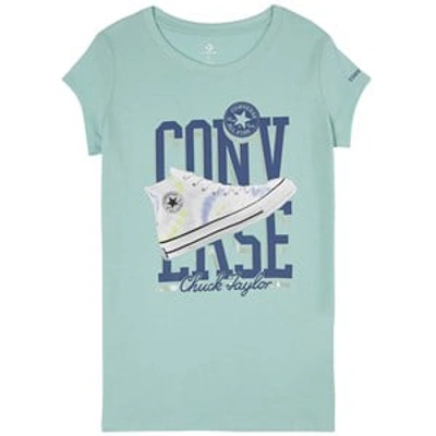 Converse t store shirt kids green