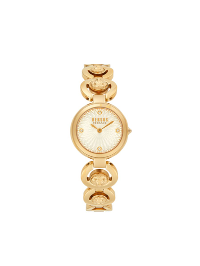 Shop Versus Women's 28mm Ip Gold Stainless Steel & Crystal Bracelet Watch