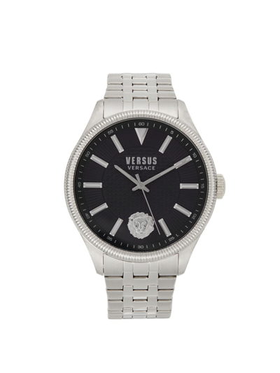 Shop Versus Men's 45mm Ip Stainless Steel Bracelet Watch In Black