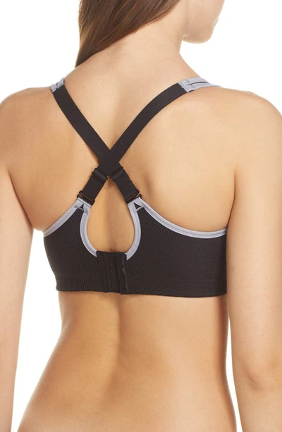 Shop Wacoal Sport Contour Wirefree Sports Bra In Bk/lilac Gray