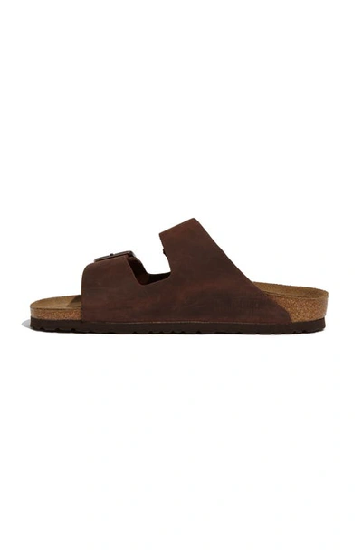 Shop Birkenstock Arizona Soft Footbed Sandal In Habana Leather