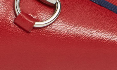 Shop Gucci Emma Horsebit Mule In Red Leather