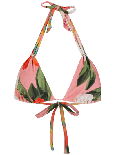 Shop Lenny Niemeyer Sutia Lenco Aziza Bikini Top In Multicolour